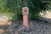 Main: Bildstock von 1892 am Ruhstock Schweinheim bei Aschaffenburg - Foto: Stefan Frerichs / RheinWanderer.de