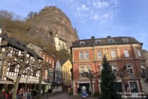 Nahe: Marktplatz und Felsenkirche in (Idar-)Oberstein - Foto Stefan Frerichs / RheinWanderer.de