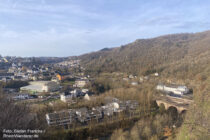 Nahe: Blick vom Altenberg naheaufwärts auf Oberstein - Foto: Stefan Frerichs / RheinWanderer.de